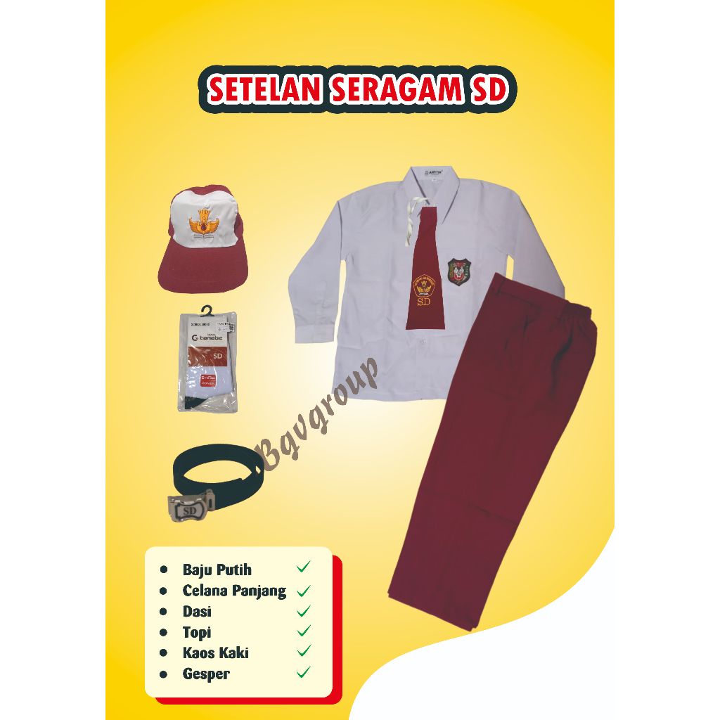 Seragam Sekolah SD Laki laki