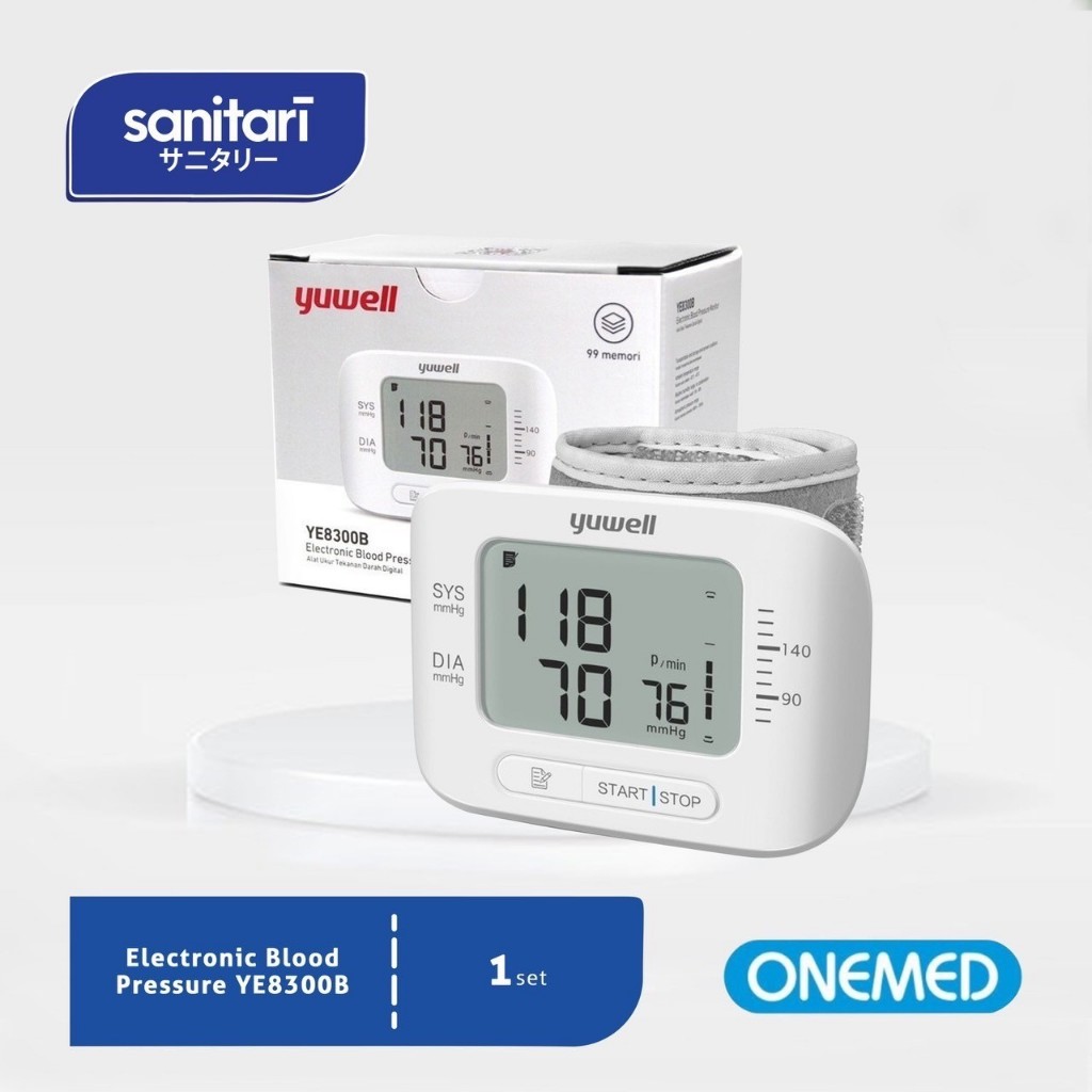 Tensi Digital Yuwell Wrist YE 8300B Tensimeter Digital Yuwell Wrist YE8300B Tensimeter Wrist Yuwell 