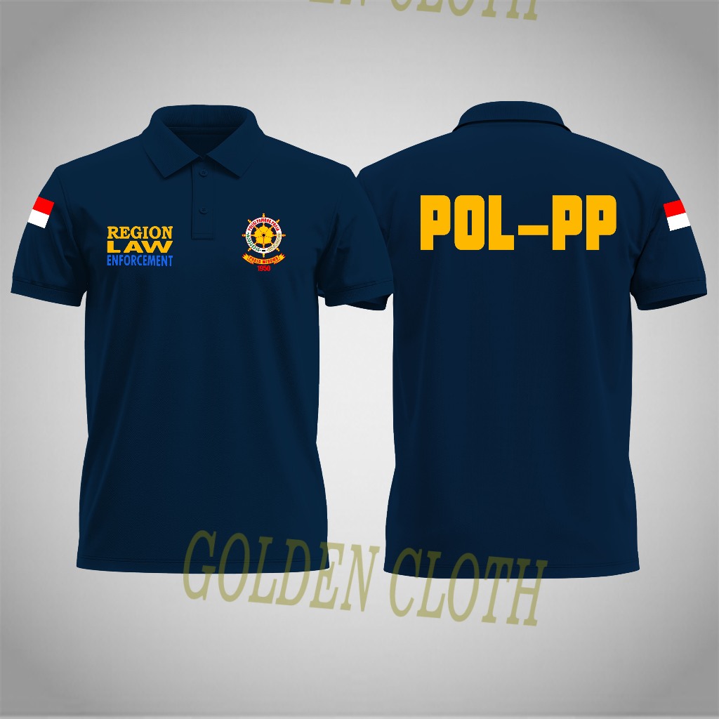 BAJU POL PP / KAOS KERAH POLO SHIRT POL PP POLISI PAMONG PRAJA