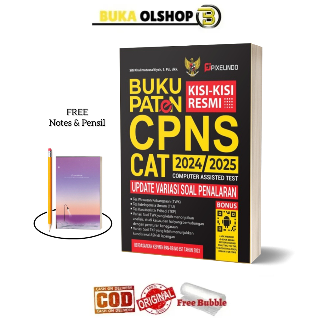 Buku Paten CPNS 2024/2025 Kisi Kisi Resmi Tes CPNS 2024/2025
