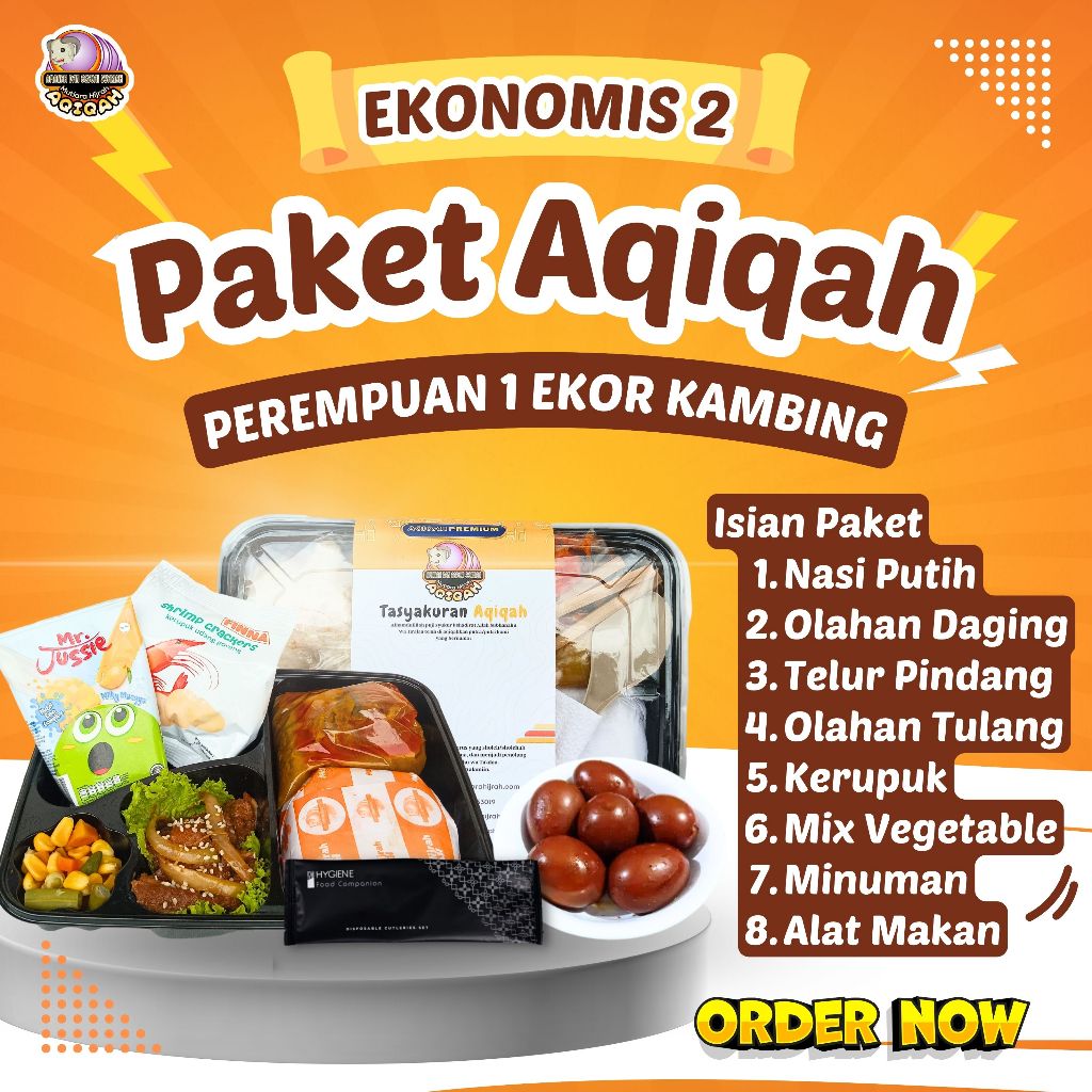 

AQIQAH - Paket Aqiqah Perempuan Ekonomis 2