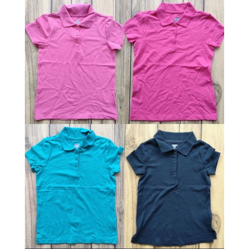 Atasan Baju Kaos Lengan Pendek Polo Wangki Faded Glory #2 Pakaian Anak Perempuan Premium Termurah Be