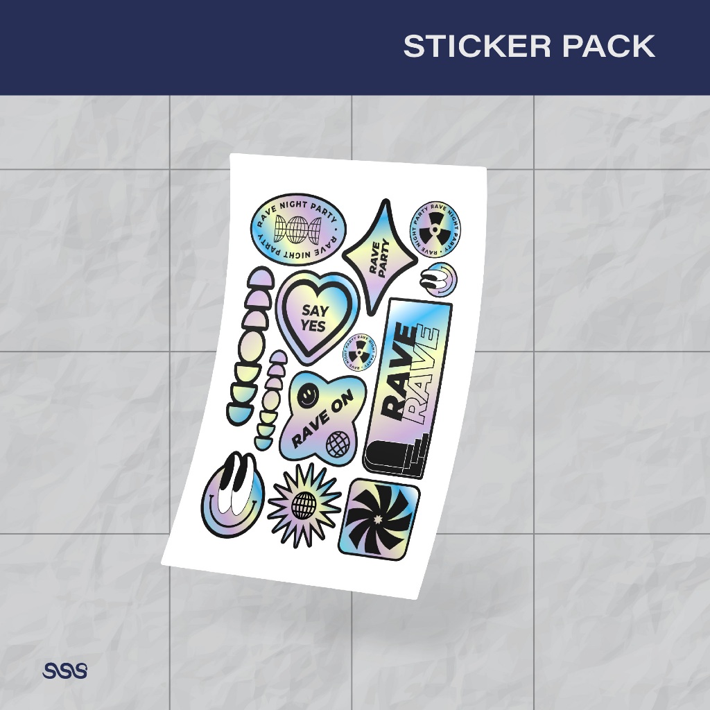 

STICKER HELM / STICKERPACK AESTHETIC 013