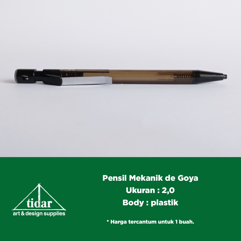 

de Goya Mechanical Pensil 2,0 - Pensil Mekanik Besar