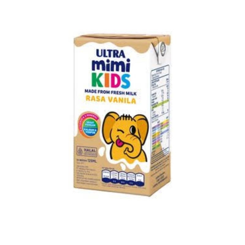 

Susu Ultra Mimi Kids 125 ml Isi 40