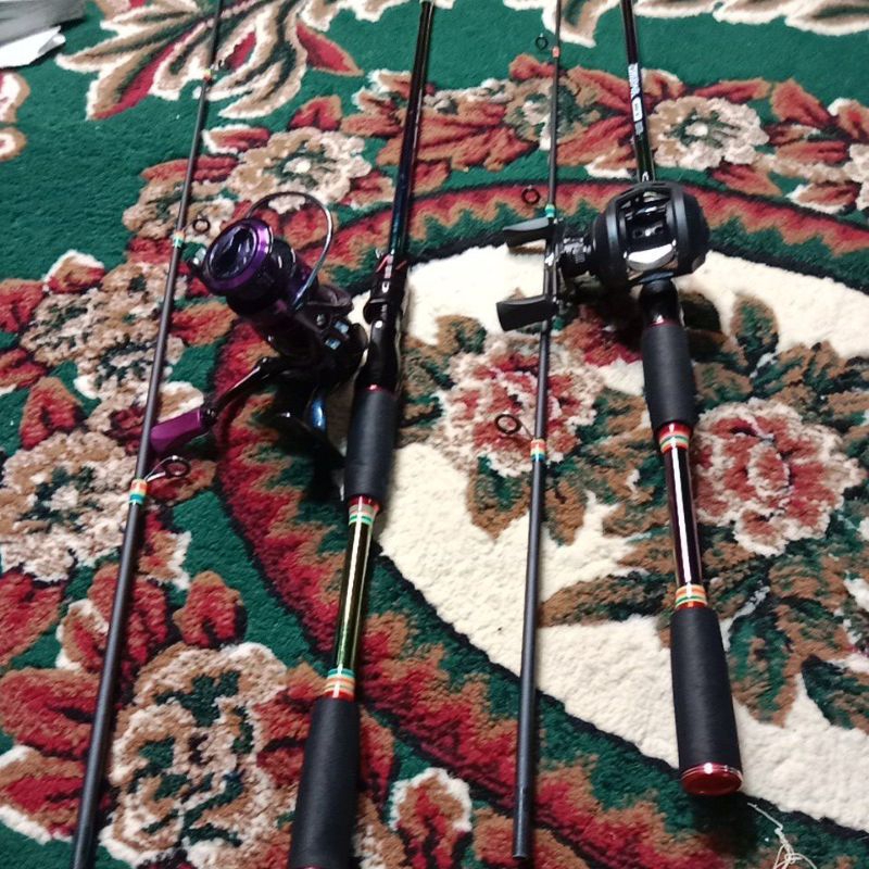 joran daiwa 180cm set bc dan spining3000size