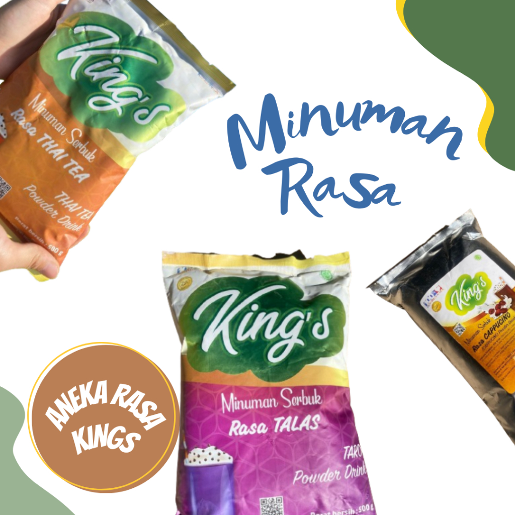 

Minuman Aneka Rasa Minuman Isntang KINGS Instan Powder Minuman Rasa Capucino Minuman Rasa Alpukat Dll