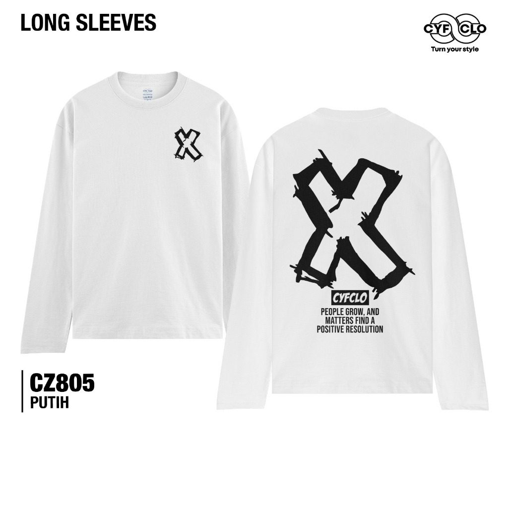 Cyfclo T-shirt Kaos Lengan Panjang CZ805 Cyfclo X