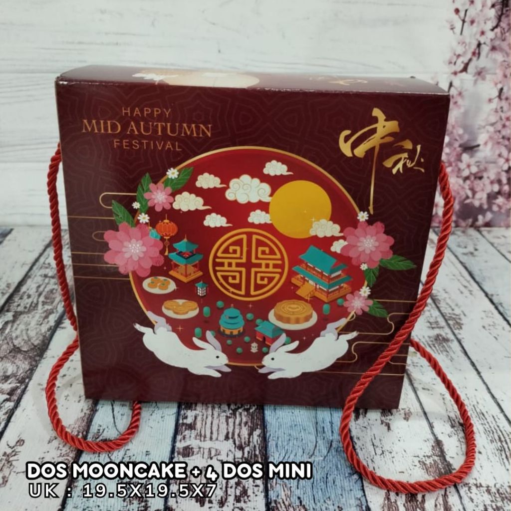 

DOS MOON CAKE + 4 DOS MINI 19.5X19.5X7