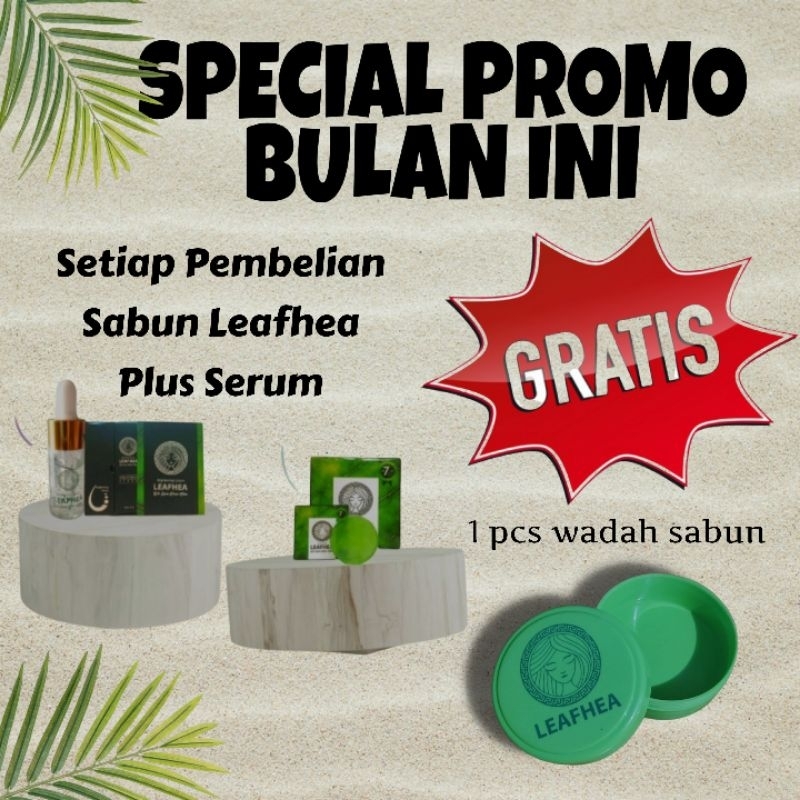 Paket Serum Brightening + Sabun Nourish Soap Leafhea ORIGINAL - MEMBER RESMI