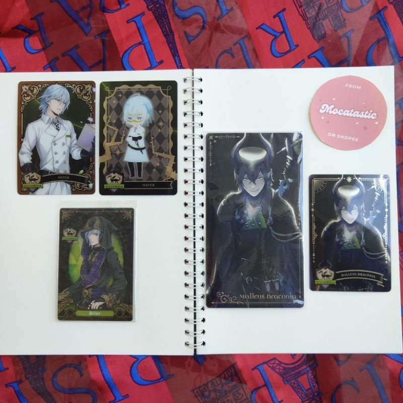 Twisted Wonderland Metal Cards & Arcana Cards (Malleus, Silver)