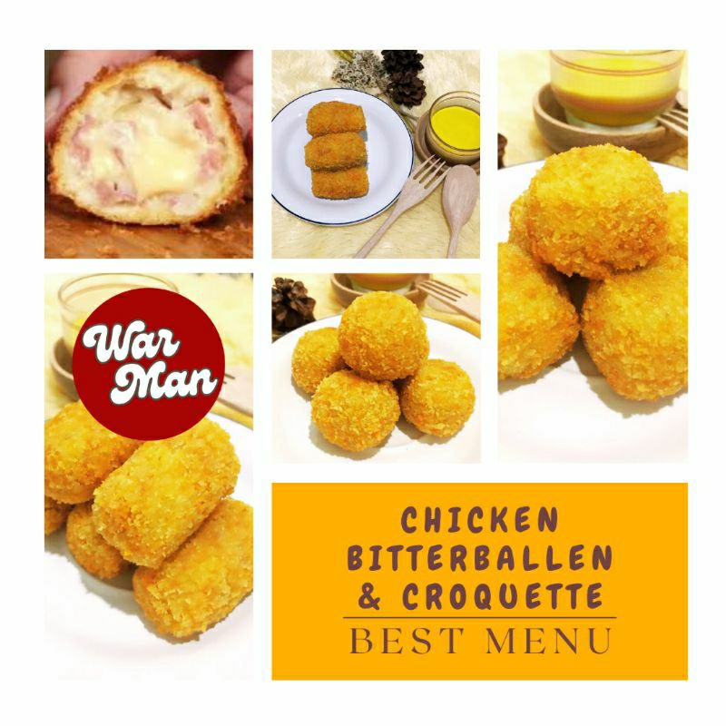 

Bitterballen Chicken Mozza & Beef Croquette