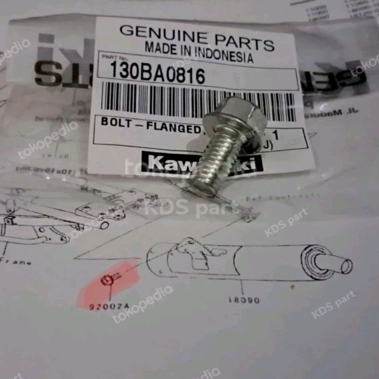 BAUT KNALPOT SILENCER KAWASAKI NINJA R L SS ORIGINAL KGP