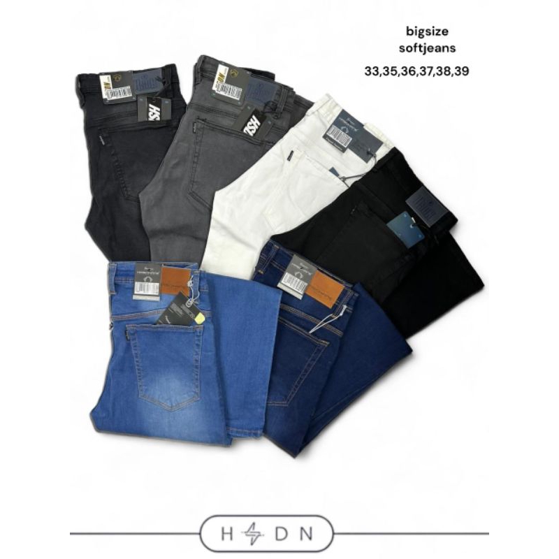 Celana Panjang Pria Softjeans Stretch Slimfit Hasdhane Original - Celana Pria HSDN Premium Terlaris