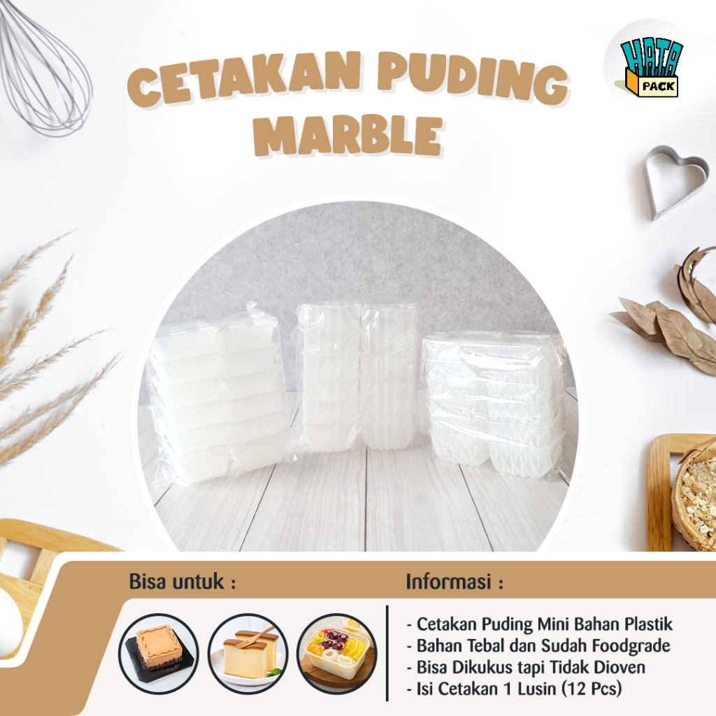 Cetakan Puding Plastik / Cetakan Agar-agar / Cetakan Puding Aneka Motif