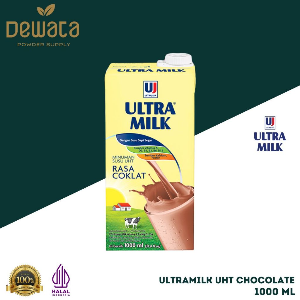 

Ultra Milk Coklat 1000 ml