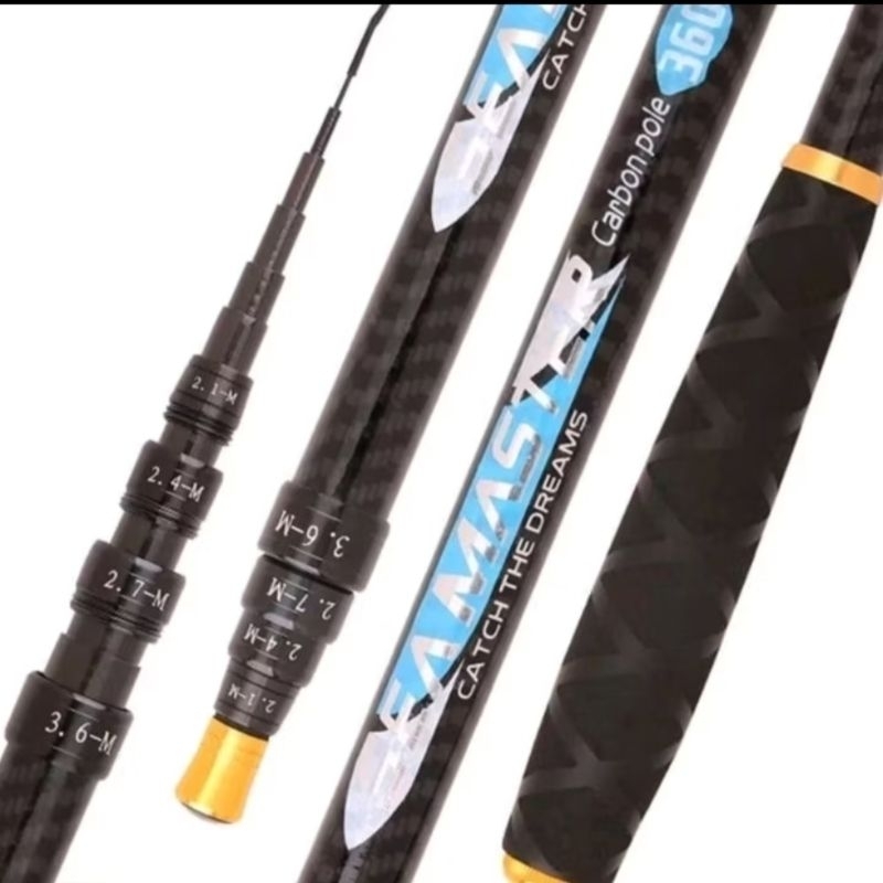 Joran Tegek Zoom Ros Pendek 40cm Kuat dan Berkualitas