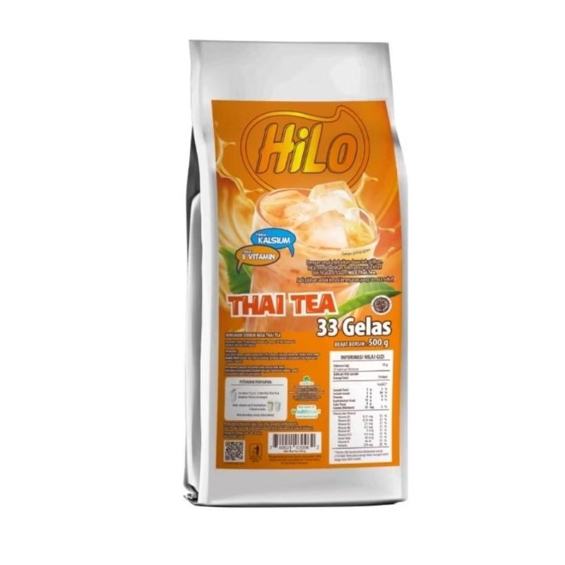 

HILO REFILL POWDER DRINK - BUBUK MINUMAN RASA THAI TEA 500 GR