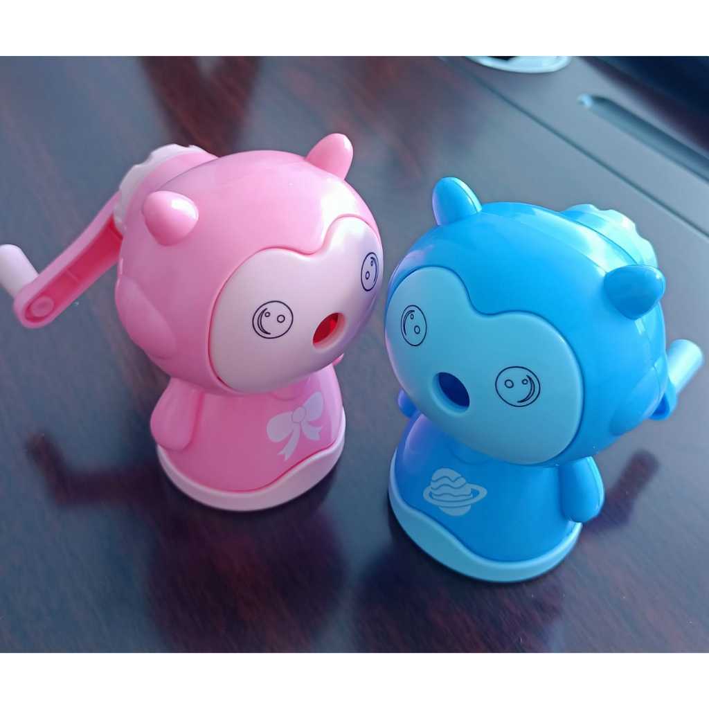 

WW 405 Serutan Pencil Putar Rautan Pensil Meja Sharpener Pensil Karakter lucu