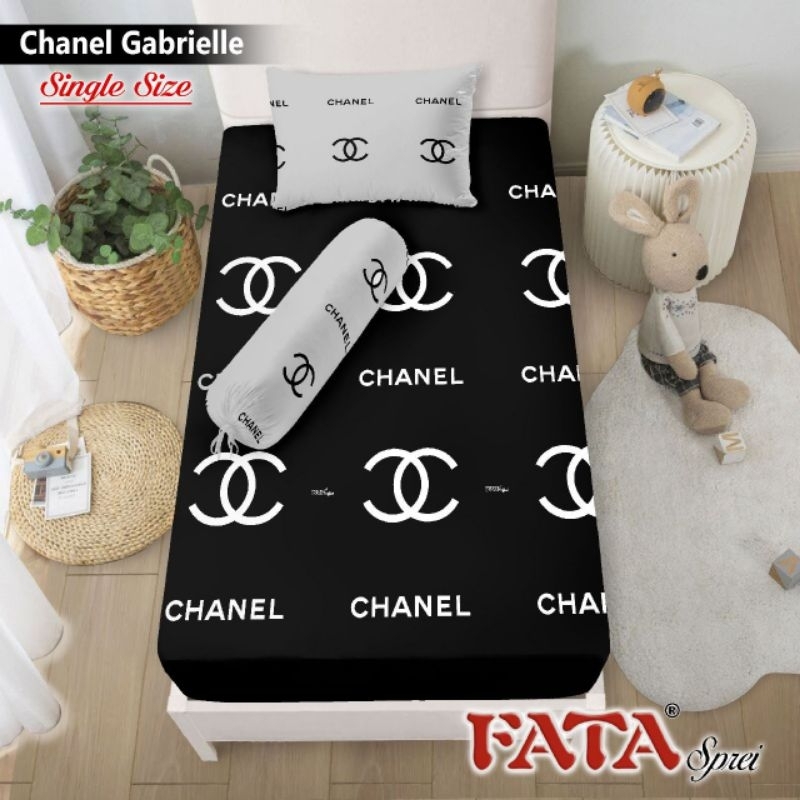 Sprei FATA Motif CHANEL GABRIELLE Ukuran Singgle 120x200