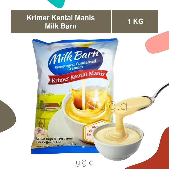 

Milk Barn Krimer Kental Manis 1KG / Condensed Creamer
