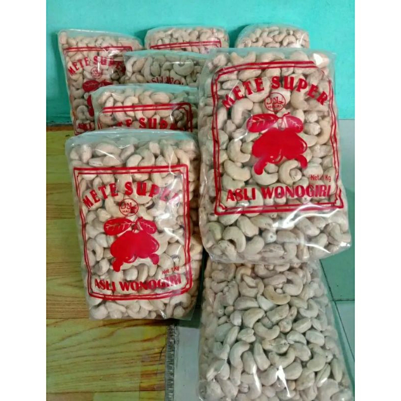 

kacang mete mentah asli wonogiri kemasan 1kg