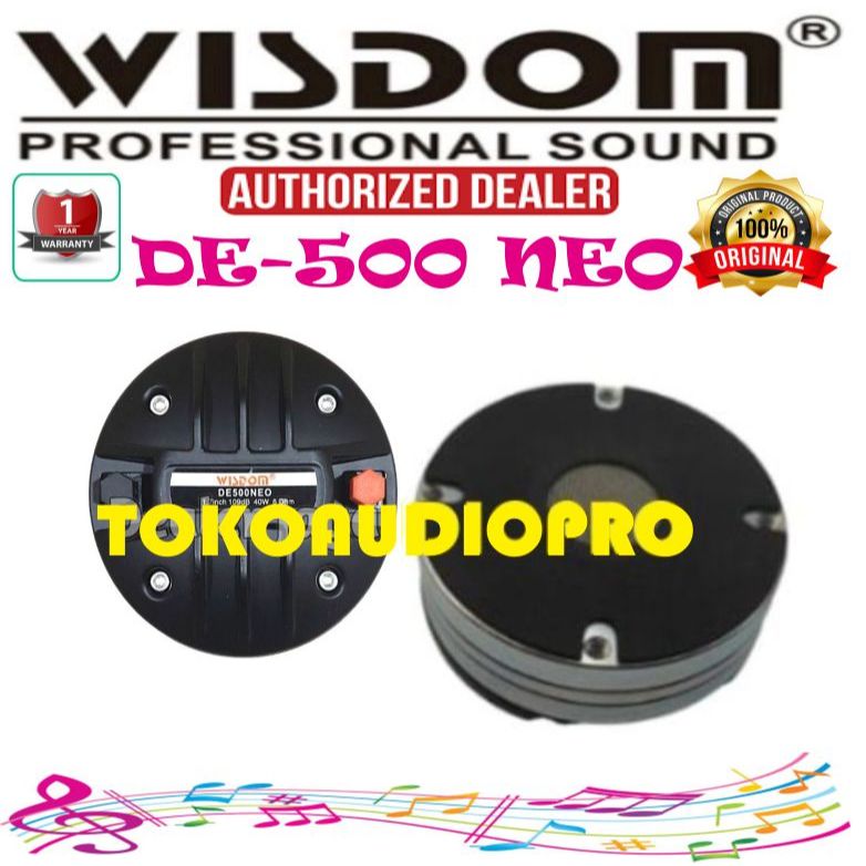 Driver Wisdom DE500Neo Driver Component Wisdom DE-500Neo Tweter