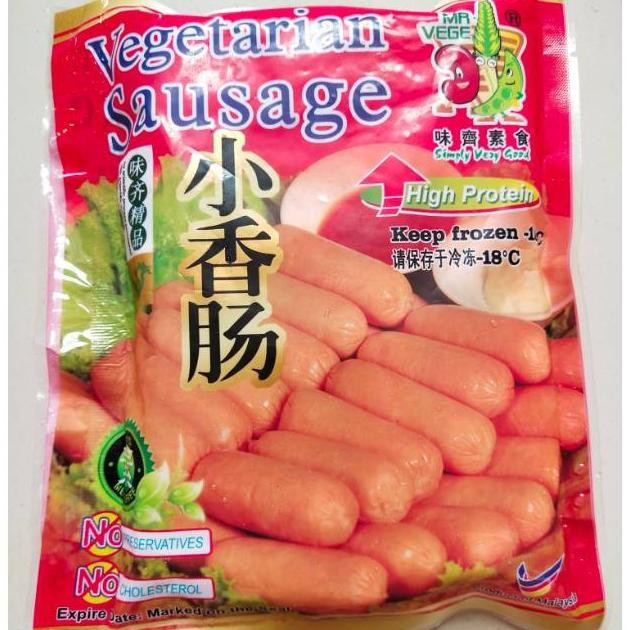 

Mr.Vege Sausage Sosis Vegetarian 240 gram