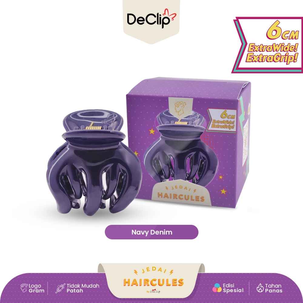 Jedai Haircules Declip Original Gigi 3 dan 5 ukuran 6cm