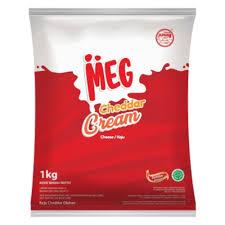 

CREAM CHESE MEG CHEDDAR 1kg BKS MERAH