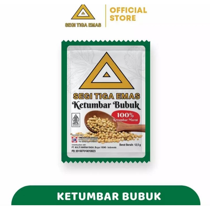 

Segitiga Ketumbar Bubuk 12.5gr satuan