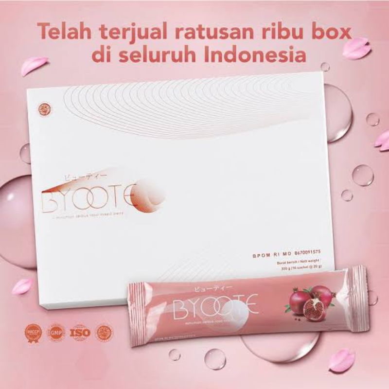 BYOOTE / BYT COLLA 1 BOX ISI 16 ORIGINAL COLLAGEN HALAL BPOM BYOTE BYOTEE KOLAGEN COLAGEN SKIN BYTCO
