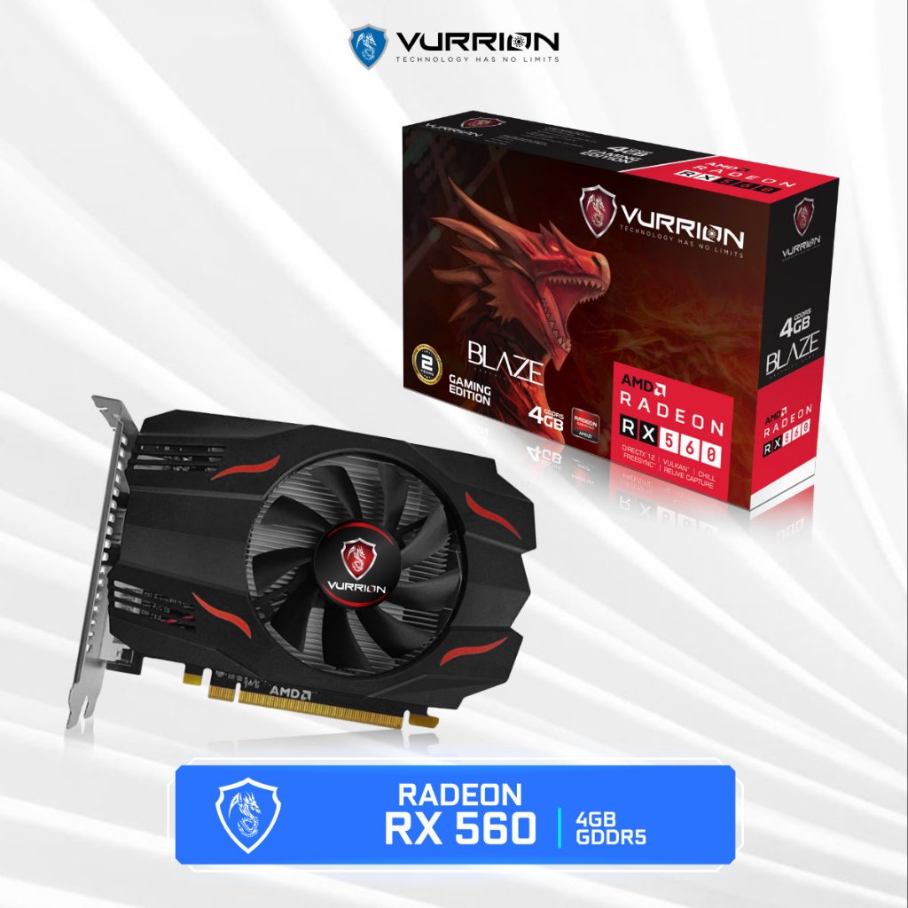 VGA VURRION RX 560 4GB GDRR5 128BIT