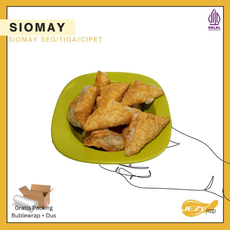 

Siomay Segitiga Besar / Cipet 100Pcs / 200Pcs (Bal)