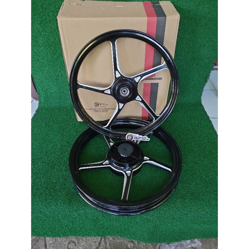 VELG RACING JUPITER MX MODEL ENKEI PALANG 5 VROSSI SPRINT PRIME BLACK HITAM CROME UKURAN RING 17 160