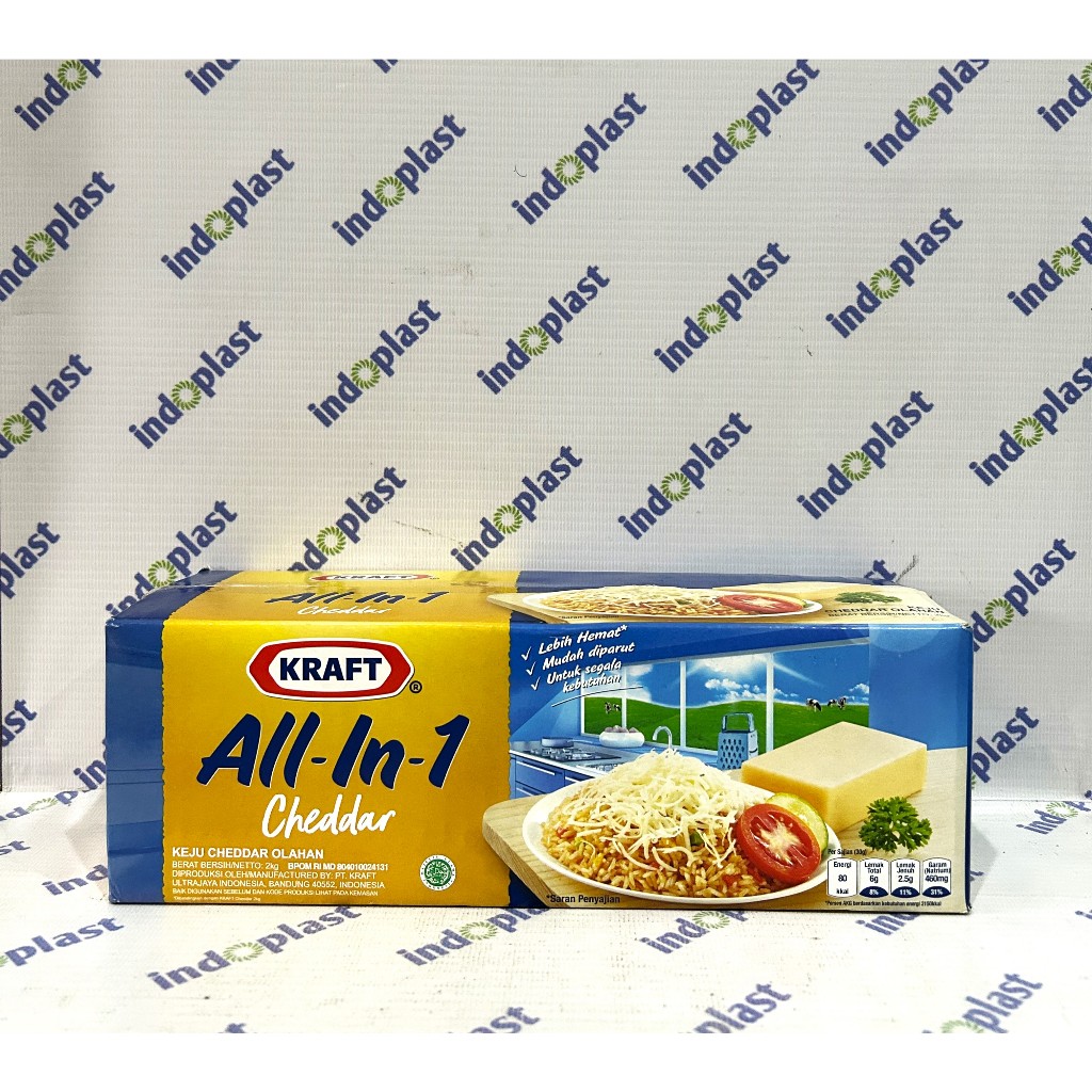 

KEJU KRAFT CHEDDAR ALL IN ONE repack (+-250gr)