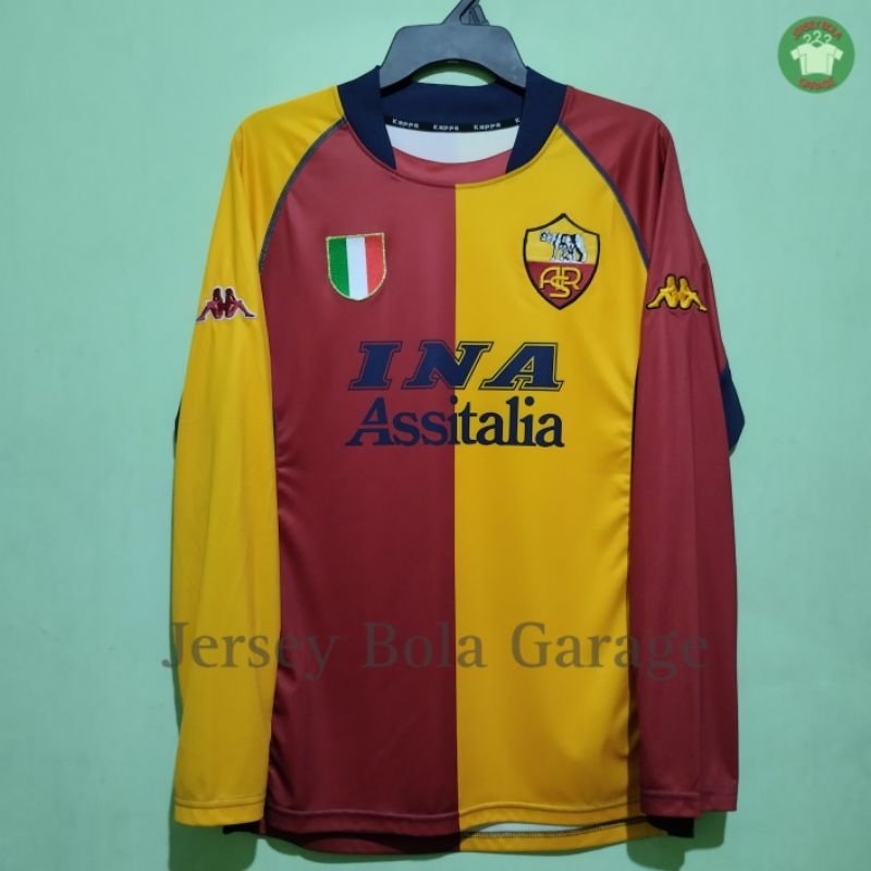 Jersey Bola Retro AS Roma Home 2001 2002