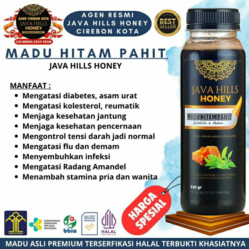 

Madu Hitam Pahit Java Hills Honey