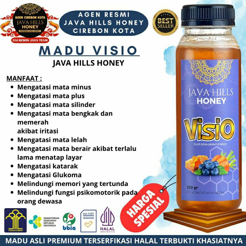 

Madu Visio 320gr Java Hills Honey