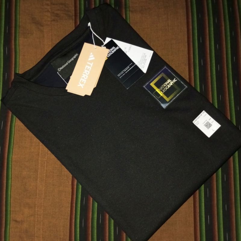 Adidas TERREX U NATGEO GF TEE Black Noir Ic 1988