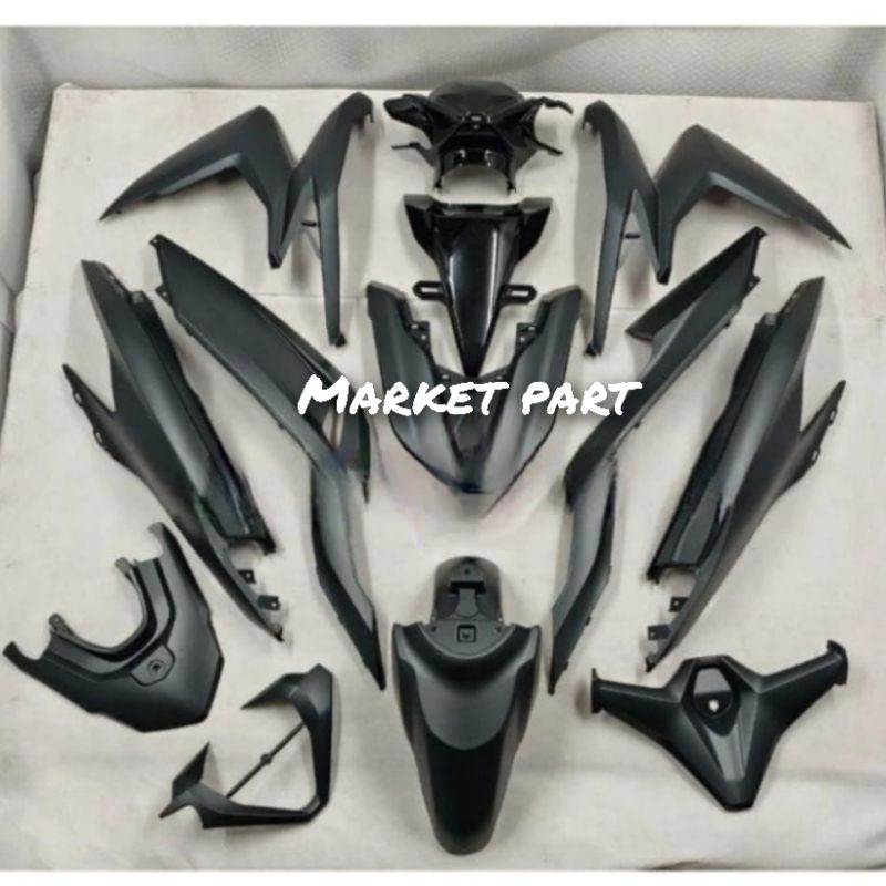 PAKET FULL BODY HALUS VARIO ALL NEW 125 150 2018 2022 HITAM DOFF