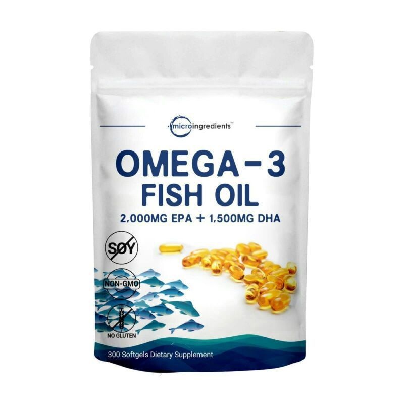 PROMO OMEGA -3 FISH OIL DHA 1000 MICROINGREDIENTS USA