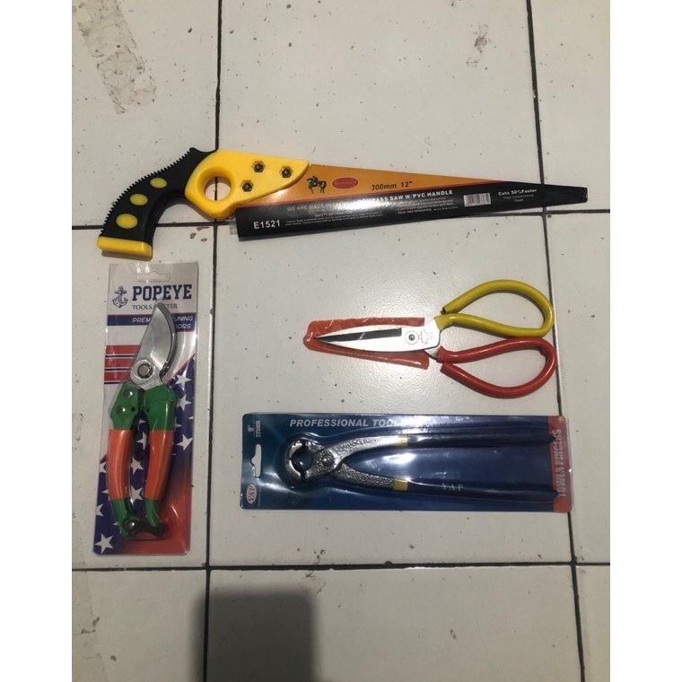 Barang Pilihan PAKET SET ALAT TANAMAN BONSAI  4 PCS   PERLENGKAPAN ALAT BONSAI SET