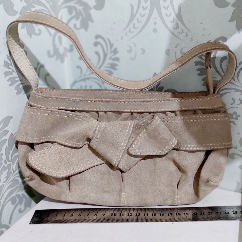 Tas handbag bag kulit sued branded preloved