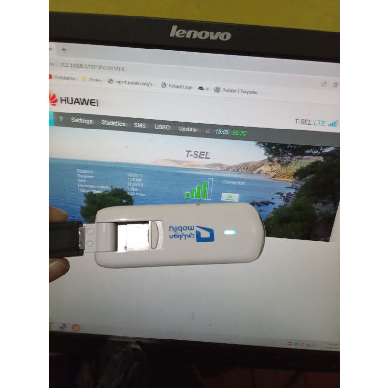 Modem USB 4G e3276s-920 Bisa Semua Operator