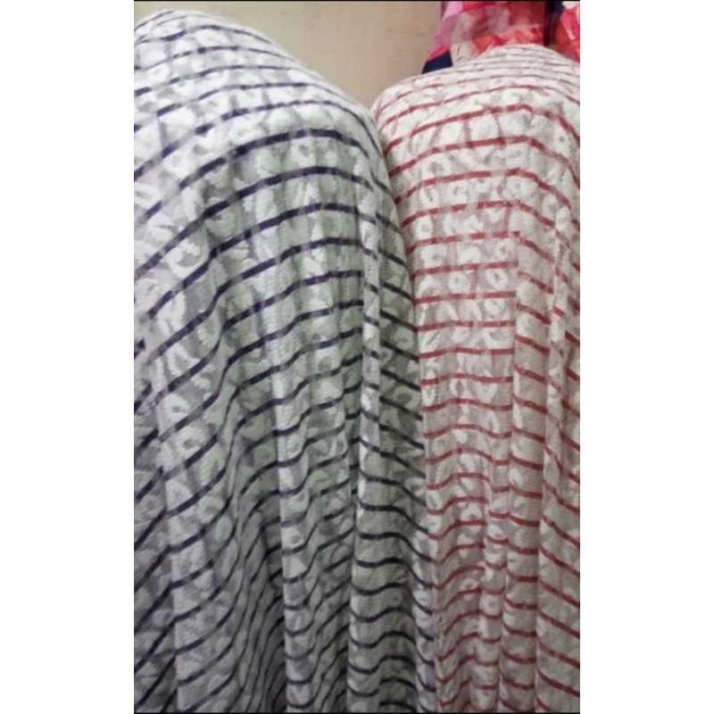 bahan/kain brukat salur