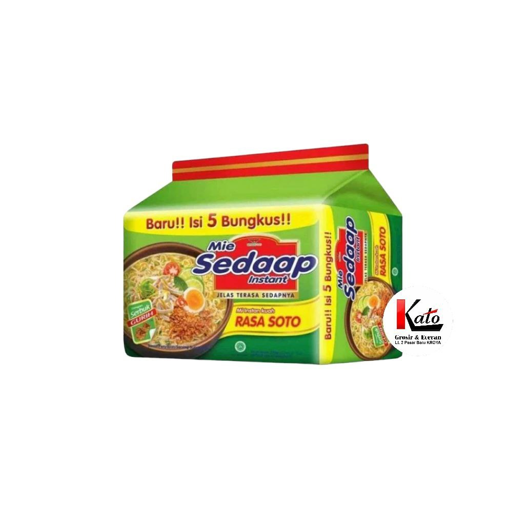 

MIE SEDAAP RASA SOTO ISI 5 BUNGKUS