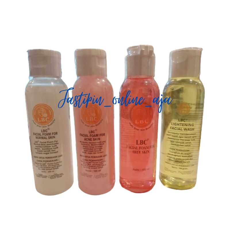 Facial Wash LBC (Acne, Normal, Oily)