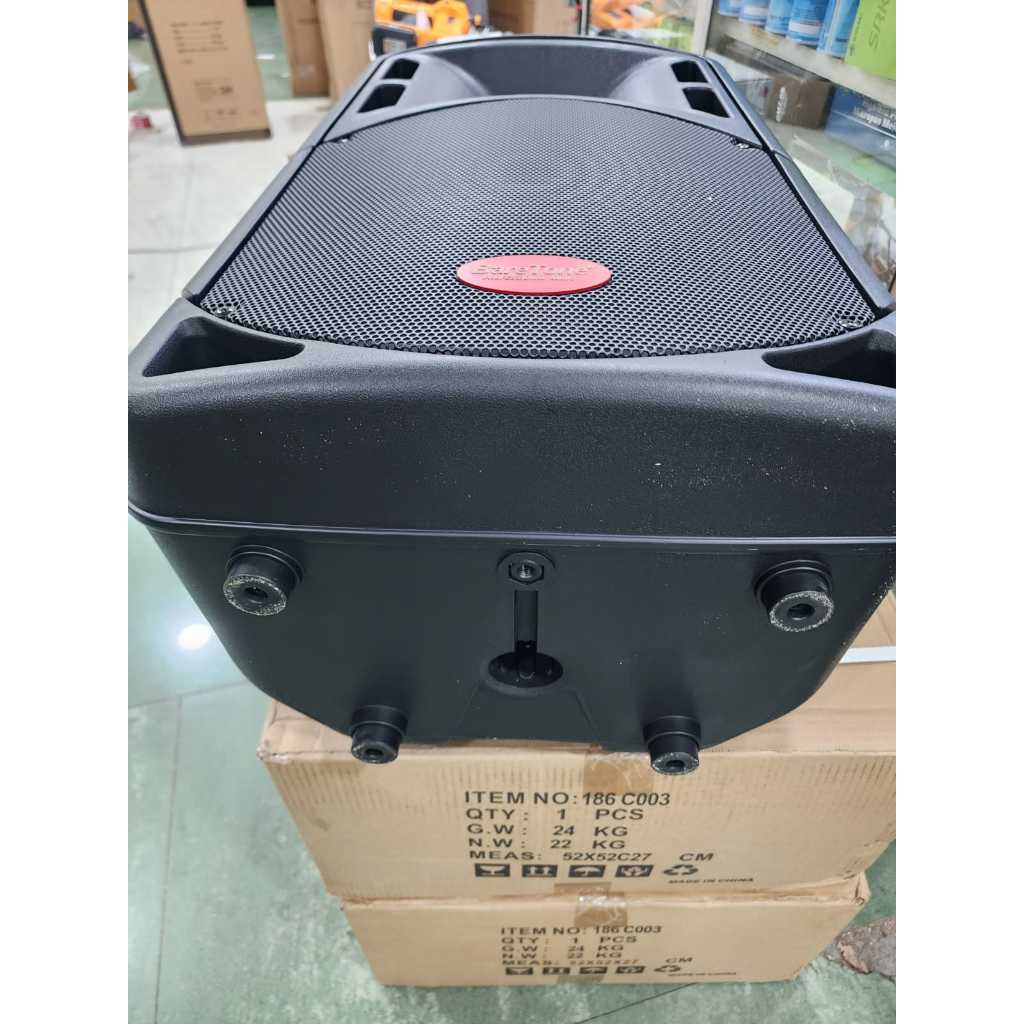 Speaker AKTIF 15 INCH BARETONE MAX 15 RAE /MAX 15RAE / MAX15RAE – FREE Stand speaker dan kabel XLR