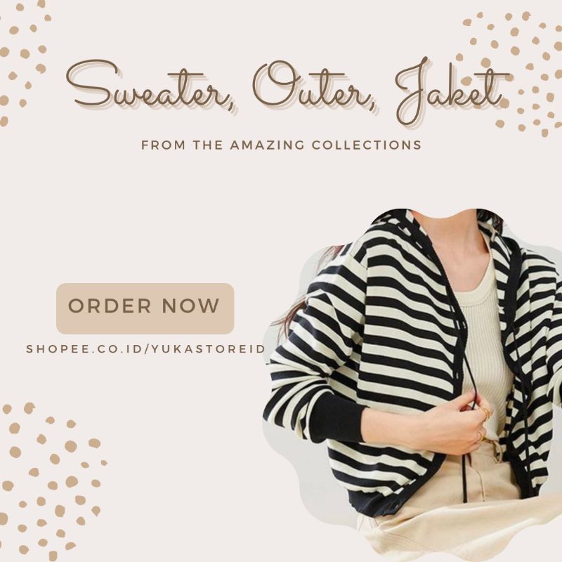 [Preloved] Sweater, Rajut, Jaket, Outer, Cardigan